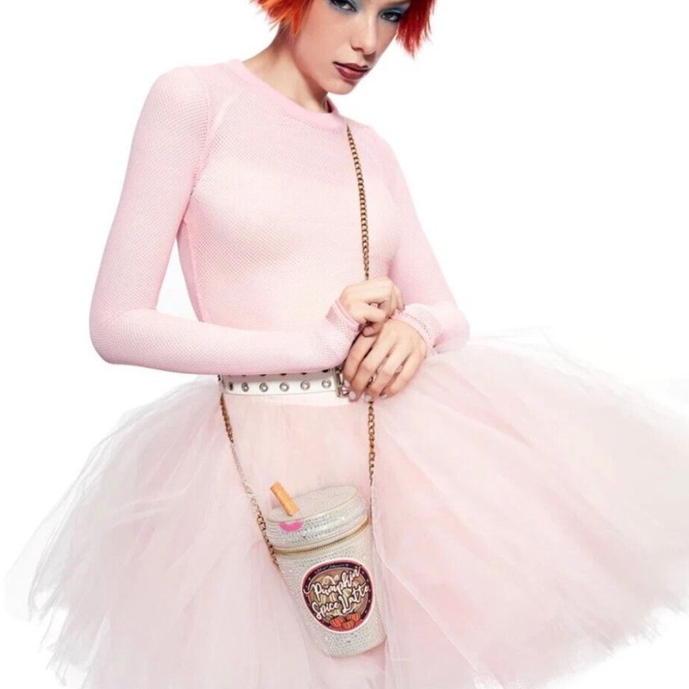 NWT Betsey Johnson Kitsch Spice Spice Baby Crystal Sm Crossbody Limited Edition - Picture 6 of 9